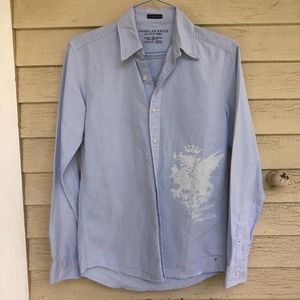 AMERICAN EAGLE OUTFITTERS distressed shirt/NEW